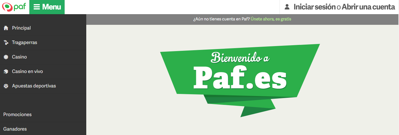 Métodos de Pago de Paf