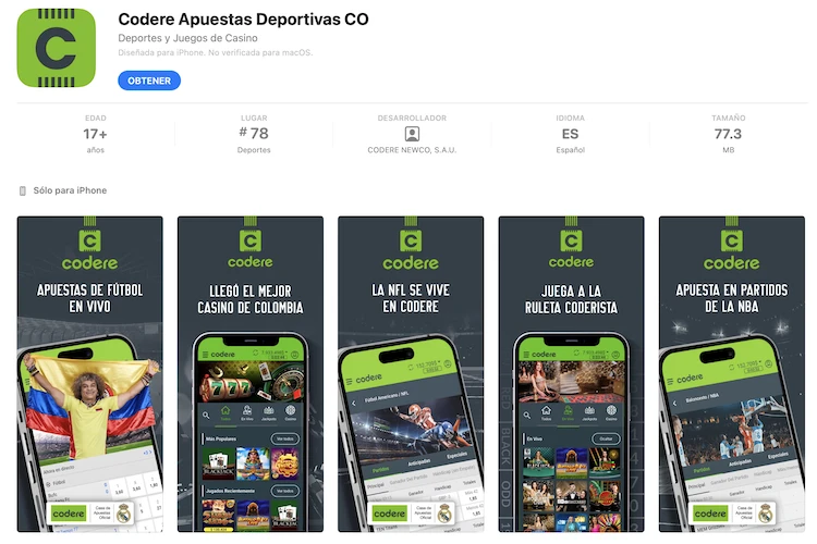 Codere-app
