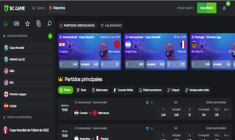 bcgame apuestas