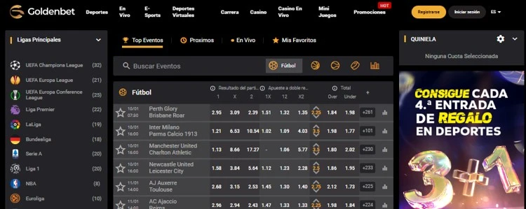 Goldenbet deportes