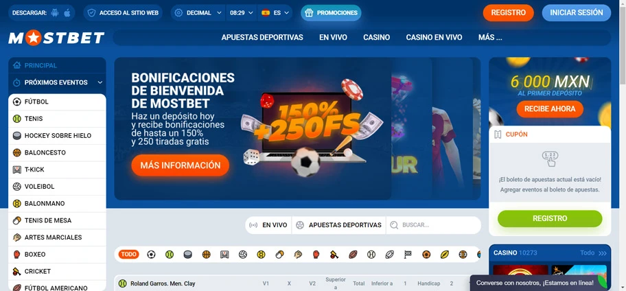 mostbet apuestas deportivas 24