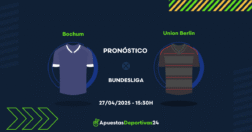 Pronóstico Bochum vs Union Berlin (27/04/25) - Apuestas y Cuotas
