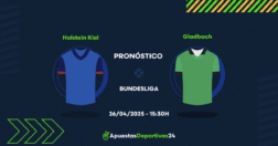 Pronóstico Holstein Kiel vs Gladbach (26/04/25) - Apuestas y Cuotas