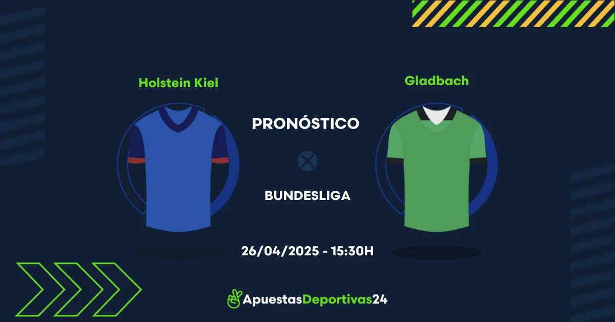 Pronóstico Holstein Kiel vs Gladbach (26/04/25) - Apuestas y Cuotas
