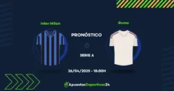 Pronóstico Inter Milan vs Roma (27/04/25) - Apuestas y Cuotas