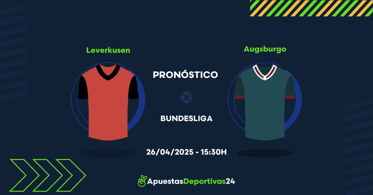 Pronóstico Leverkusen vs Augsburg (26/04/25) - Apuestas y Cuotas