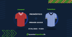 Pronóstico Liverpool vs Tottenham (27/04/25) - Apuestas y Cuotas