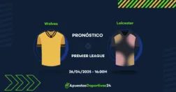 Pronóstico Wolves vs Leicester (26/04/25) - Apuestas y Cuotas