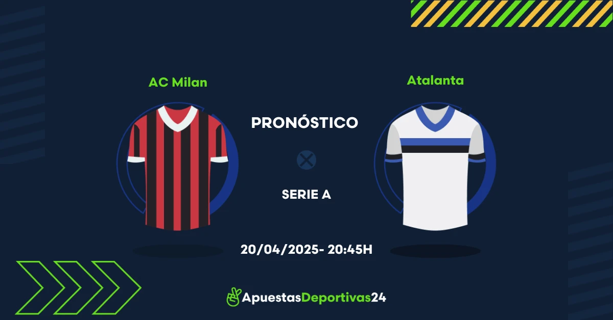 Pronóstico de apuestas al partido Milan vs Atalanta – 20/04/2025