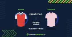 Pronóstico Arsenal vs Brentford (12/04/2025)