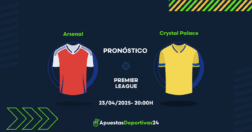 Pronóstico de apuestas al partido Arsenal vs Crystal Palace – 23/04/2025
