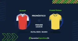 Pronóstico de apuestas al partido Arsenal vs Crystal Palace – 23/04/2025