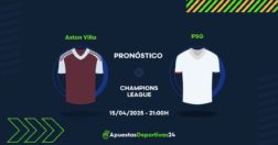 Pronóstico Aston Villa vs PSG - 15/04/2025