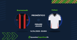 Pronóstico Bournemouth vs Fulham (14/04/2025)
