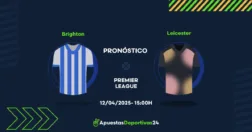 Pronóstico Brighton vs Leicester 12/04/2025
