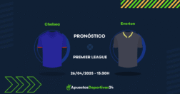 Pronóstico Chelsea vs Everton (26/04/25) – Apuestas y Cuotas