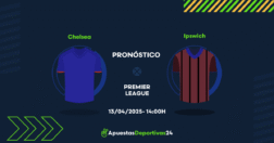 Pronóstico Chelsea vs Ipswich (13/04/2025)