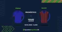 Pronóstico Chelsea vs Ipswich (13/04/2025)