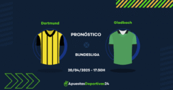 Pronóstico Dortmund vs Gladbach (20/04/25) – Apuestas y Cuotas