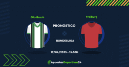Pronóstico Gladbach vs Friburgo (12/04/2025)
