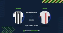 Pronóstico Juventus vs Monza (27/04/25) - Apuestas y Cuotas