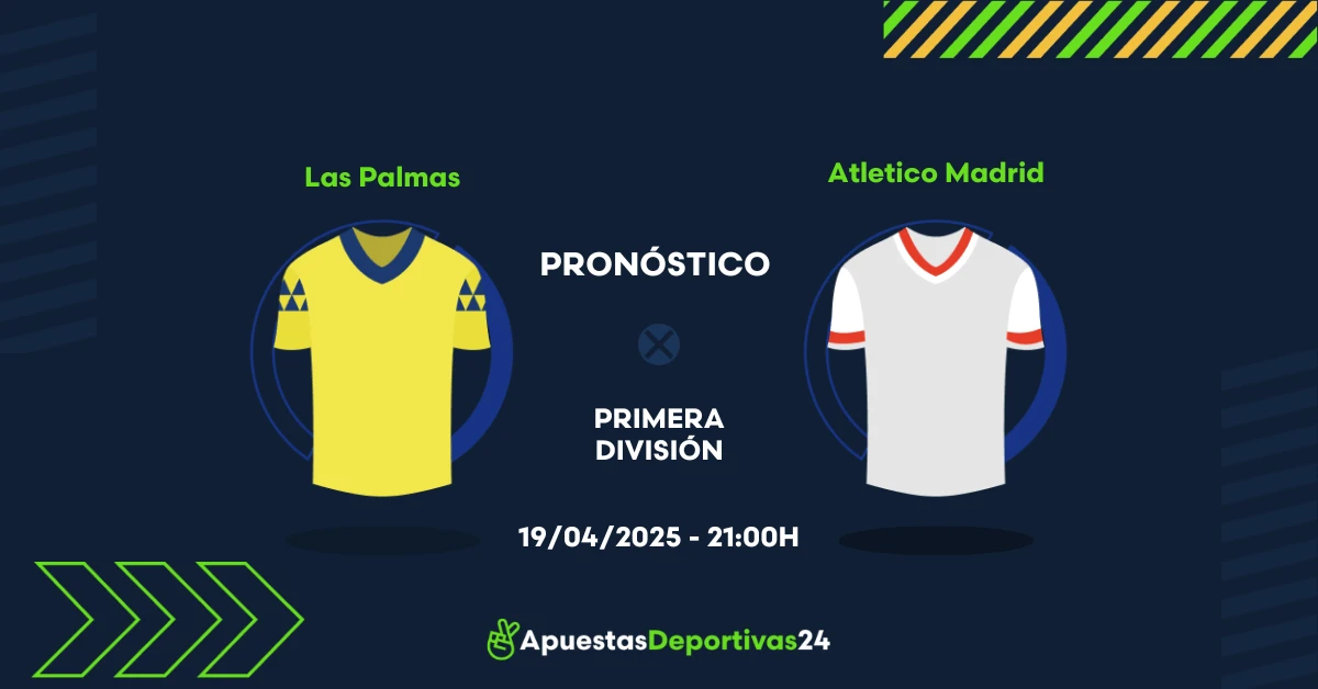 Pronóstico Las Palmas vs Atlético de Madrid (19/04/25) – Apuestas y Cuotas
