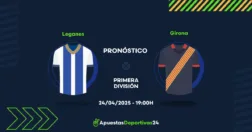 Pronóstico Leganés vs Girona (24/04/25) - Apuestas y Cuotas