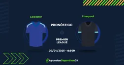 Pronóstico de apuestas al partido Leicester vs Liverpool – 20/04/2025