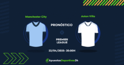 Pronóstico de apuestas al partido Manchester City vs Aston Villa – 22/04/2025