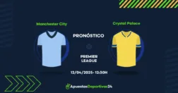 Pronóstico Manchester City vs Crystal Palace 12/04/2025