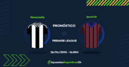Pronóstico Newcastle vs Ipswich (26/04/25) - Apuestas y Cuotas