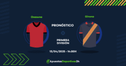 Pronóstico de apuestas al Osasuna vs Girona 13/04/2025