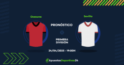 Pronóstico Osasuna vs Sevilla (24/04/25) - Apuestas y Cuotas