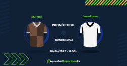 Pronóstico St. Pauli vs Leverkusen (20/04/25) – Apuestas y Cuotas