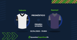 Pronóstico Valencia vs Espanyol (22/04/25) – Apuestas y Cuotas