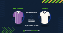 Pronóstico Valladolid vs Osasuna (20/04/25) – Apuestas y Cuotas