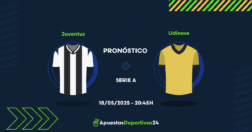 Pronóstico Juventus vs Udinese (18/05/25) - Apuestas y Cuotas