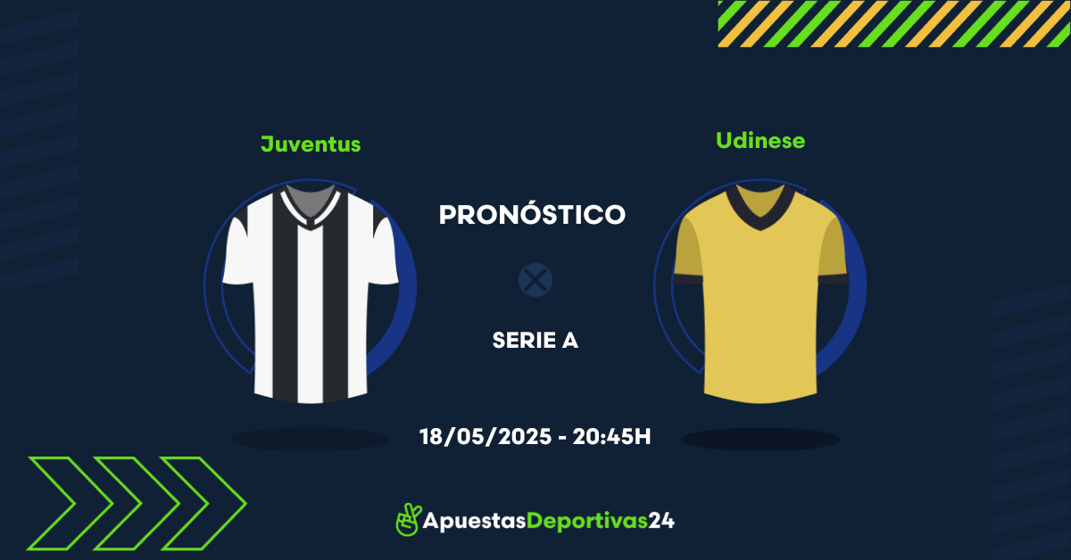 Pronóstico Juventus vs Udinese (18/05/25) - Apuestas y Cuotas