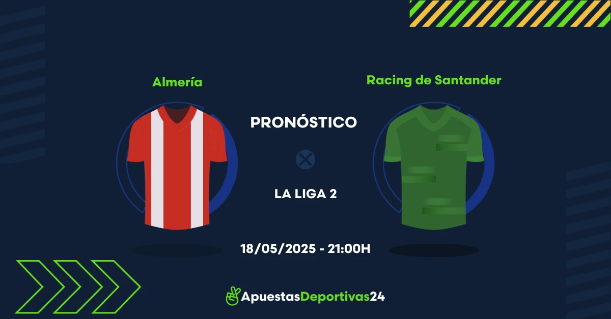 Pronóstico de apuestas al Almería vs Racing (18/05/2025)