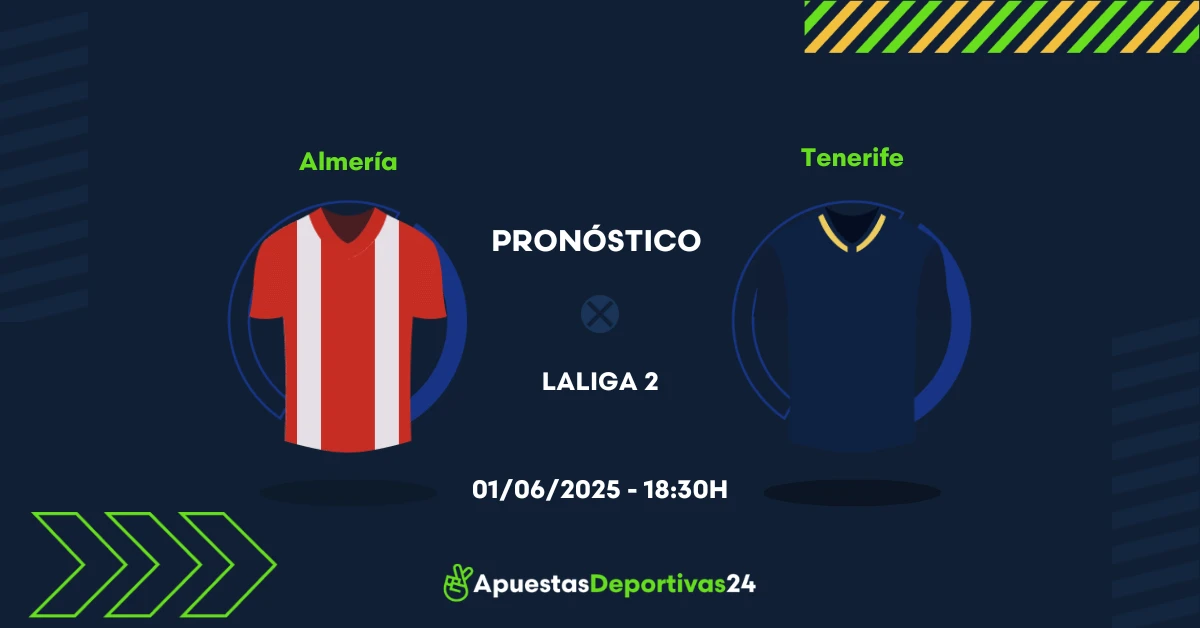 Pronóstico de apuestas al Almería vs Tenerife 01/06/2025
