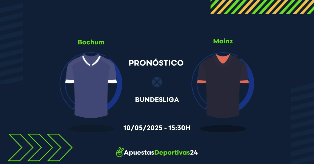 Pronóstico Bochum vs Mainz (10/05/25) - Apuestas y Cuotas