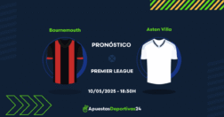 Pronóstico Bournemouth vs Aston Villa (10/05/25) - Apuestas y Cuotas