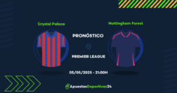 Pronóstico Crystal Palace vs Nottingham Forest (05/05/25) - Apuestas y Cuotas