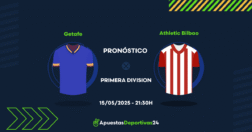 Pronóstico Getafe vs Athletic Bilbao (15/05/25) - Apuestas y Cuotas