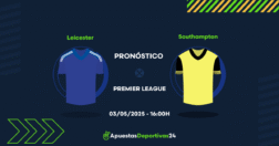 Pronóstico de apuestas al Leicester vs Southampton 03/05/2025