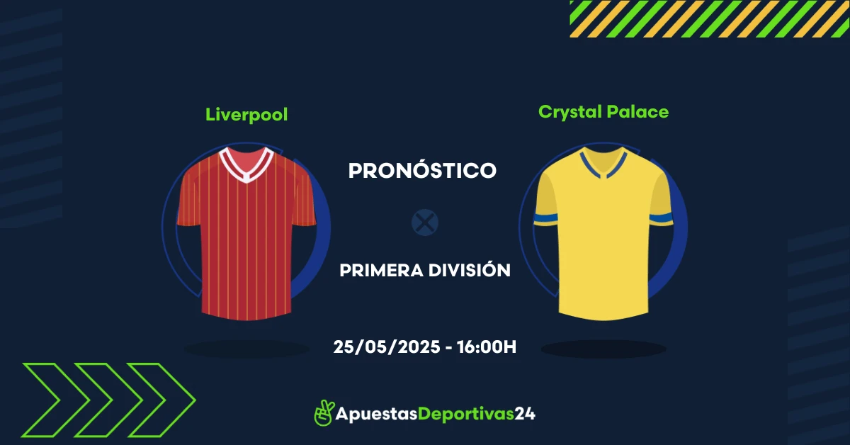 Pronóstico Liverpool vs Crystal Palace (25/05/25) - Apuestas y Cuotas