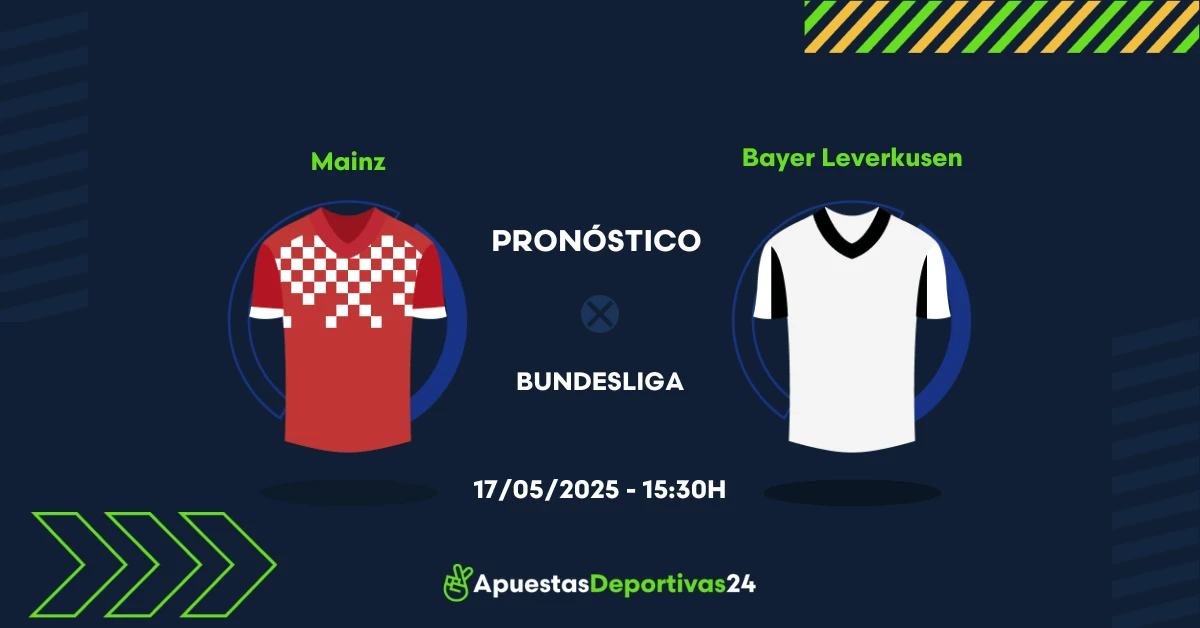 Pronóstico Mainz vs Bayer Leverkusen (17/05/25) - Apuestas y Cuotas