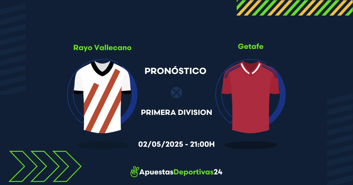 Pronóstico de apuestas al Rayo Vallecano vs Getafe 02/05/2025