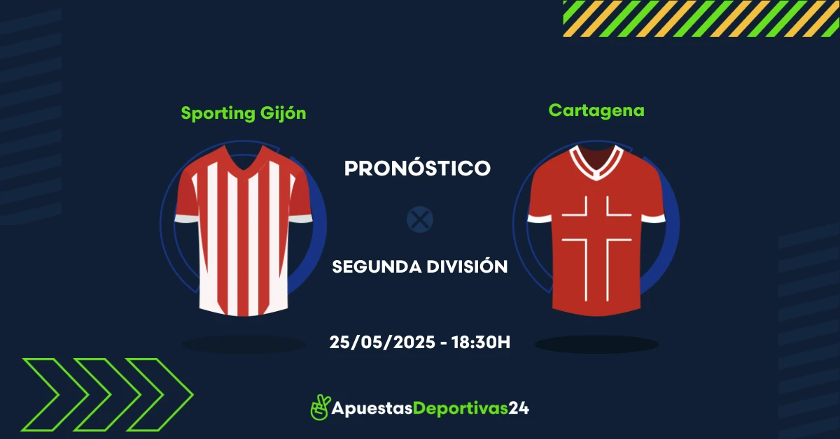 Pronóstico de apuestas al Sporting vs FC Cartagena 25/05/2025