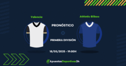 Pronóstico Valencia vs Athletic Bilbao (18/05/25) - Apuestas y Cuotas
